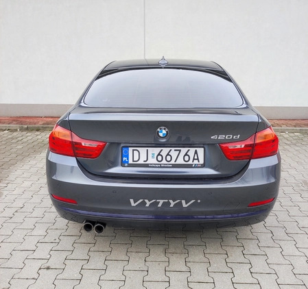 BMW Seria 4 cena 77999 przebieg: 323000, rok produkcji 2015 z Góra małe 92
